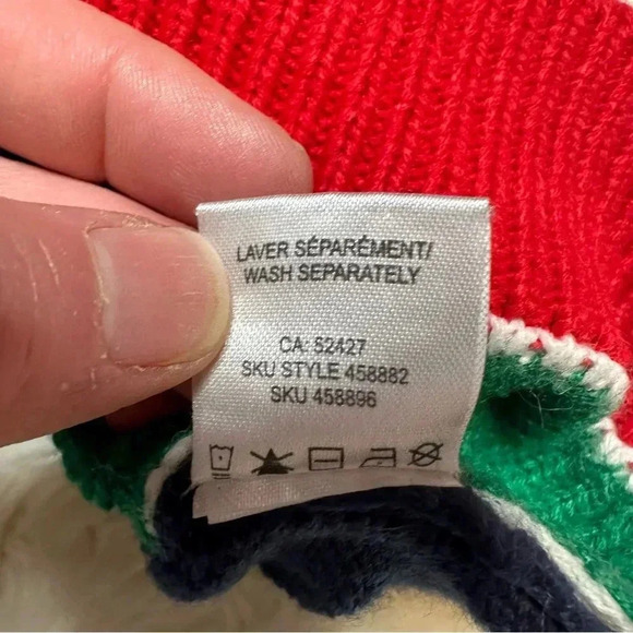 Christmas Santa  Dinosaur Sweater Blue/Green/Red/White Size 6 - Picture 9 of 16